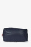 Longchamp Limited Edition Navy/Red Leather Removable Patchwork Bag with Strap