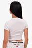 Kith White Cotton Embroidered T-Shirt Size XS