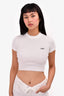 Kith White Cotton Embroidered T-Shirt Size XS