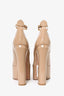 Valentino Nude Patent Leather Platform Heels Size 6