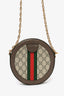 Gucci Supreme Canvas Ophidia GG Mini Round Crossbody