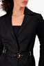 Gucci Black Cotton/Silk Slim Trench Size 40