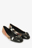 Burberry Nova Check Canvas/Leather Ballet Flats Size 39