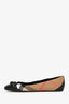 Burberry Nova Check Canvas/Leather Ballet Flats Size 39