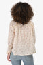 Ba&sh Cream Floral Button Down Top Size XS