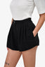 Forte Forte Black Pleated Shorts Est. Size XS