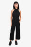A Piece Apart Black Backless Jumpsuit Size 0