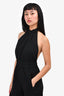 A Piece Apart Black Backless Jumpsuit Size 0