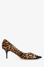 Jimmy Choo Leopard Print Pointed Heels Size 36.5
