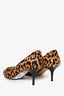 Jimmy Choo Leopard Print Pointed Heels Size 36.5