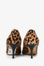 Jimmy Choo Leopard Print Pointed Heels Size 36.5