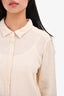 Xirena Beige Cotton Gauze Button Down Size M