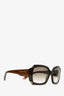 Louis Vuitton Brown Shimmer Square Sunglasses