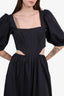 Staud Black Astro Cut-out Dress Size 6
