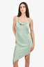 Alice + Olivia Green Asymmetrical Dress Size 4