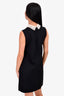 Miu Miu Black/White Heart Lace Collar Dress Size 40