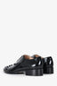 Valentino Black Brushed Leather Rockstud Loafers Size 39