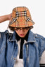 Burberry Brown Tartan Bucket Hat Size S/M