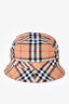 Burberry Brown Tartan Bucket Hat Size S/M