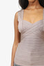 Herve Leger Brown Bandage Top Size S