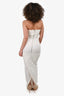 Rick Owens F/W '18 White Strapless Maxi Dress Size 4