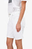 Citizens of Humanity White Denim Bermuda Shorts Size 26