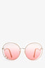 Chloe Pink Gradient Lens 'Wendy' Sunglasses
