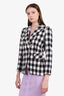 Veronica Beard Black/White Plaid Blazer Size 2