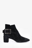 Roger Vivier Black Suede Ankle Booties Size 35.5