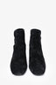 Roger Vivier Black Suede Ankle Booties Size 35.5