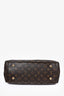 Louis Vuitton 2014 Monogram/Red Leather Pallas MM Bag with Strap