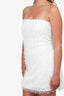 Show Me Your Mumu White Fringe Mini Dress Size L
