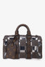 Louis Vuitton 2022 Monogram Chess Canvas and PVC Keepall Bandoulière 25 with Strap