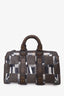 Louis Vuitton 2022 Monogram Chess Canvas and PVC Keepall Bandoulière 25 with Strap
