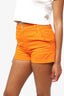 Louis Vuitton Orange Denim Short Size 36