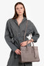 Saint Laurent Grey Leather Small Sac Du Jour Top Handle with Strap