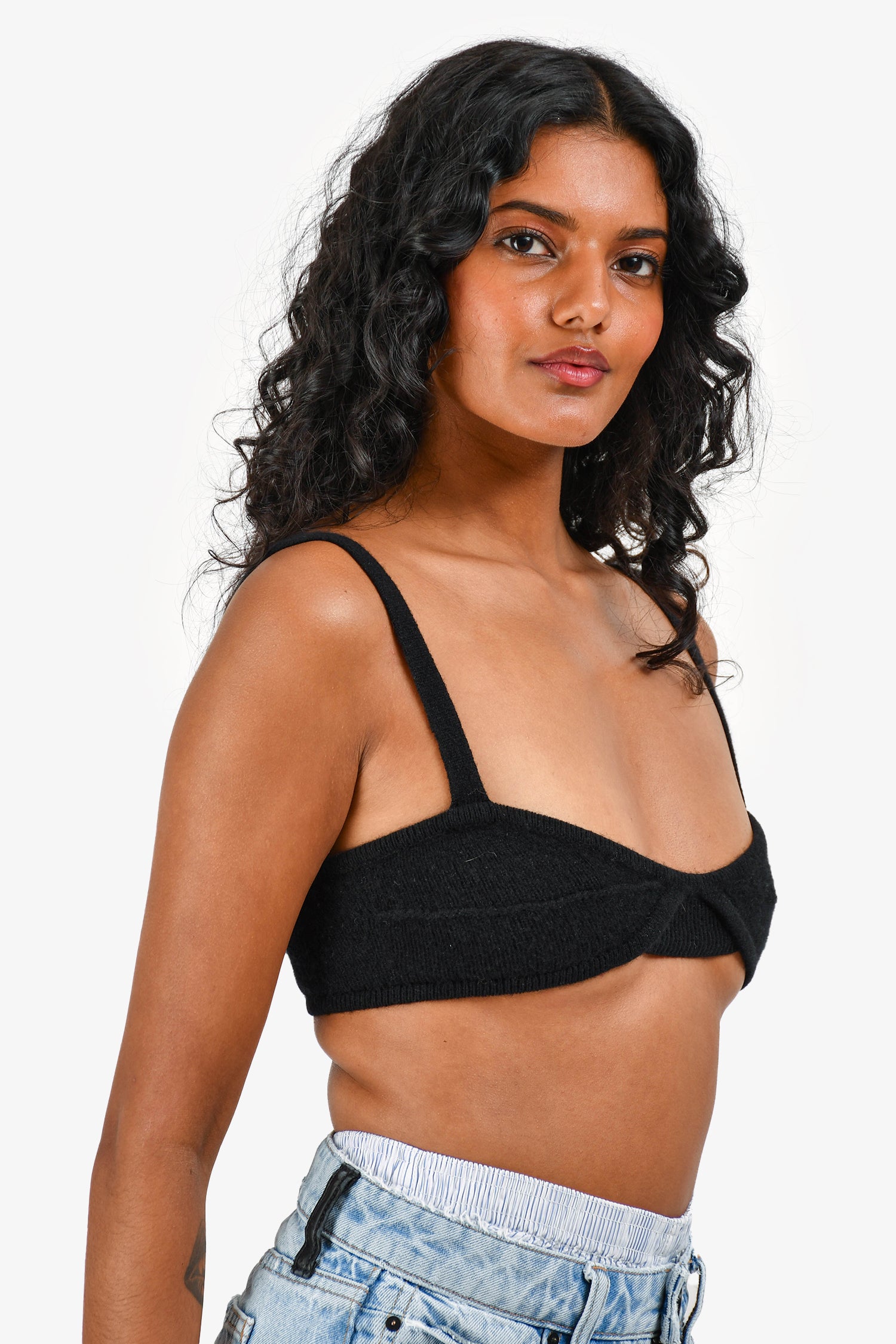 Khaite Black Cashmere Bra Top Size XS – Mine & Yours