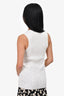 Joseph White Ribbed Sleeveless Tank Top Size XS
