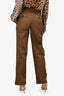 Prada Brown Straight Leg Pants Size 36