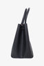 Prada Black Saffiano Large Cuir Double Bag with Strap