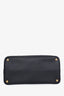 Prada Black Saffiano Large Cuir Double Bag with Strap