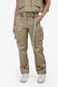 Sacai Green Cotton Belted Tapered Pants Size 1