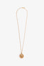 Ring Concierge 14K Yellow Gold 'Aquarius' Zodiac Medallion Necklace with Diamonds