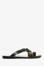 Isabel Marant Black/Gold Stud Sandals Size 39