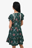 Sea New York Green Floral Print Dress Size S