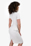 The Row White Peplum Detail Dress Size 2