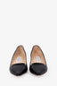 Jimmy Choo Black Patent Kitten Heels Size 38.5