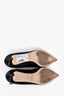 Jimmy Choo Black Patent Kitten Heels Size 38.5