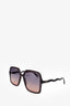 Chloe Black Frame Square Sunglasses