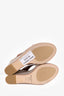 Jimmy Choo Brown Dovina Leather Crisscross Wedge Espadrilles size 38.5